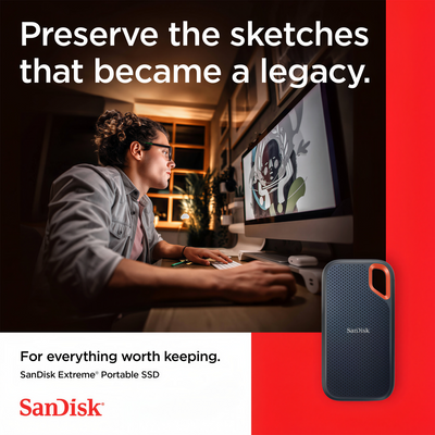 SANDISK Extreme Pro Portable 4TB External USB-C NVMe SSD - Black