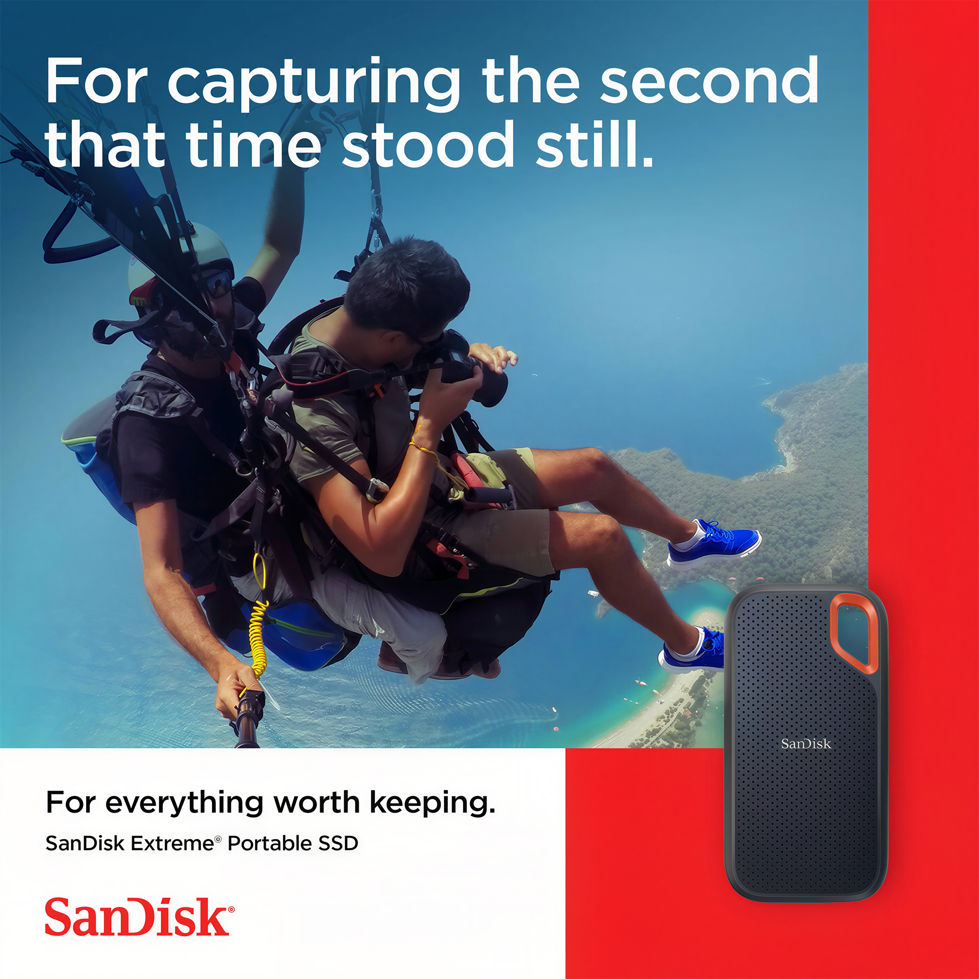 SANDISK Extreme Pro Portable 4TB External USB-C NVMe SSD - Black