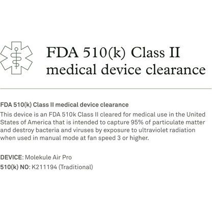 Molekule Air Pro with PECO-HEPA Tri-Power Filter