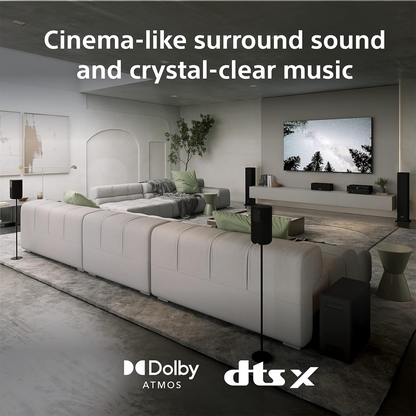 Sony STR-AN1000 7.2-channel home theater receiver with Dolby Atmos® Bluetooth® Apple AirPlay® 2 and Chromecast built-in