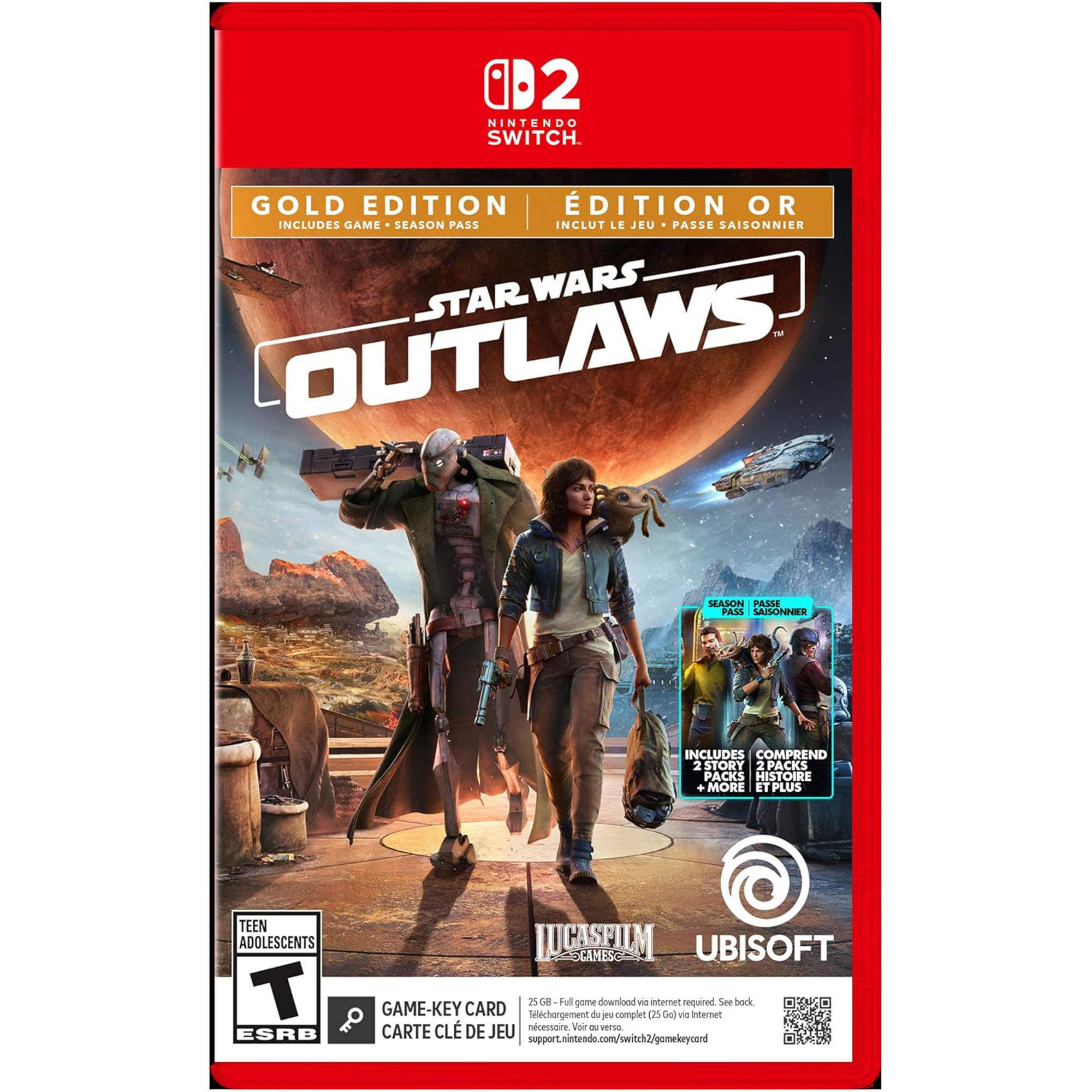 Star Wars Outlaws Gold Edition - Nintendo Switch 2