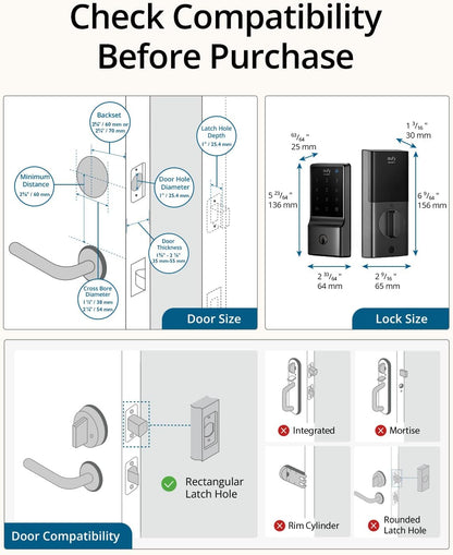eufy Security C210 Smart Lock (Black)