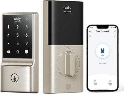 eufy Security C210 Smart Lock (Satin Nickel)