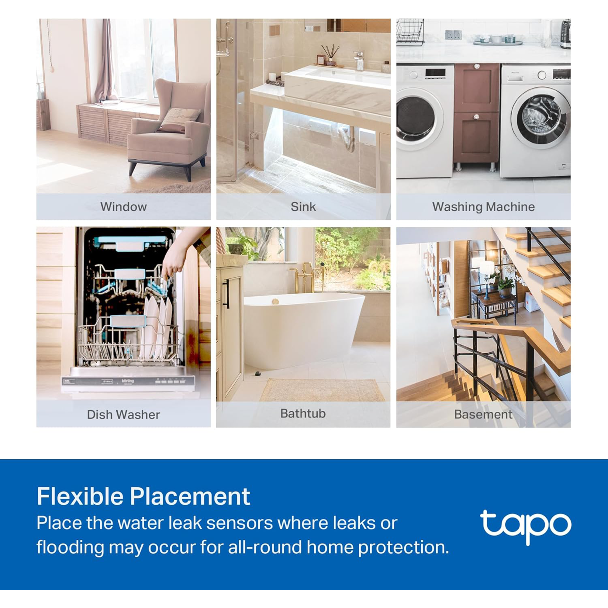 TP-Link Tapo T300 Smart Water Leak Sensor