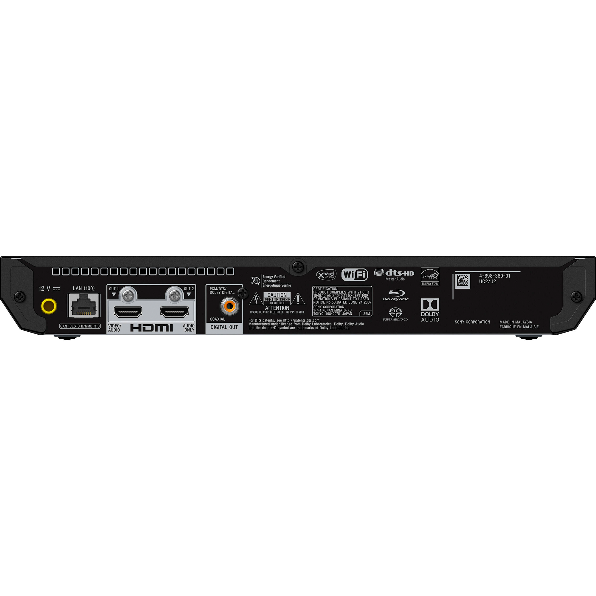 Sony UBP-X700M HDR 4K UHD Network Blu-ray Disc Player