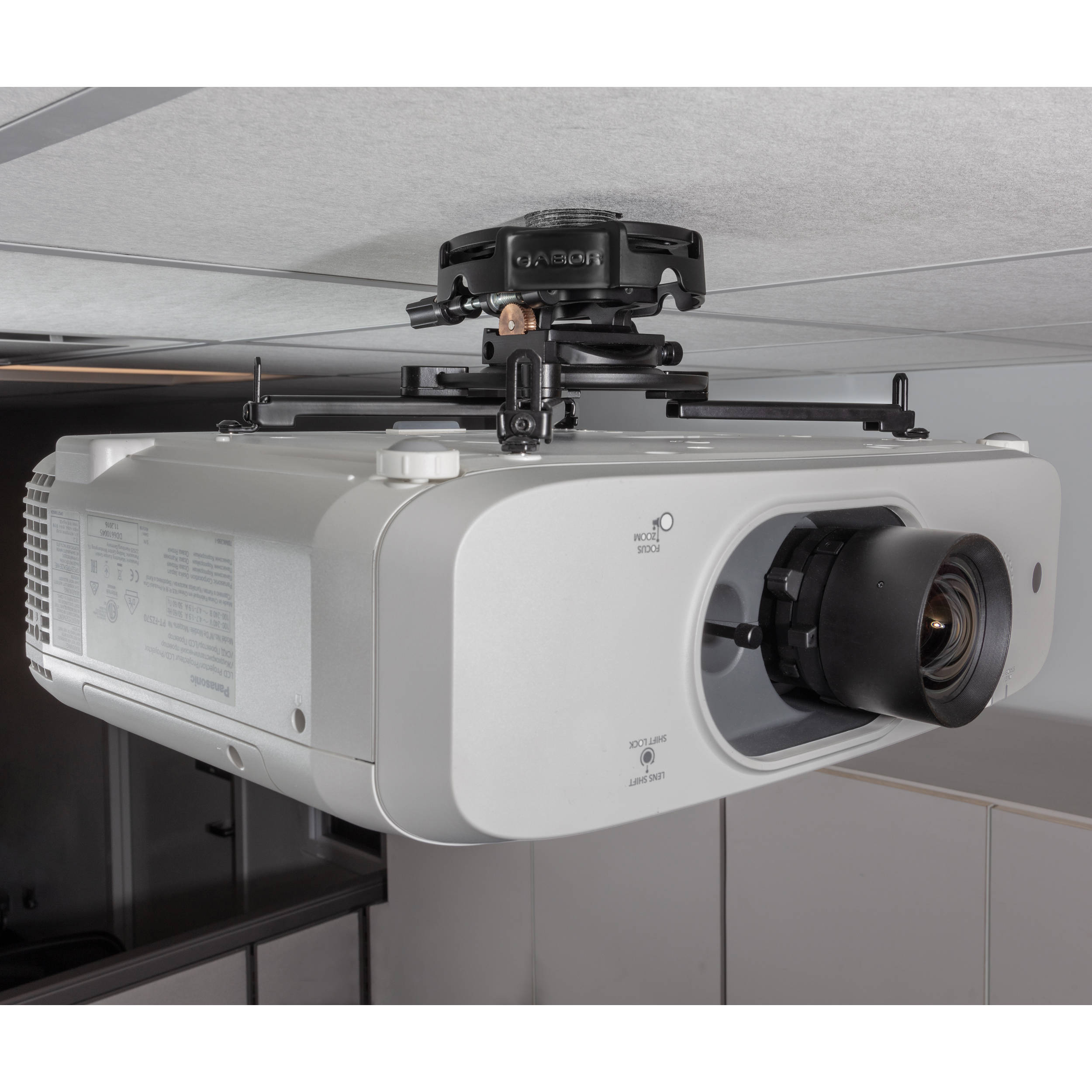 Gabor UPMP-1000B AccuGear Universal Projector Ceiling Mount (Black)