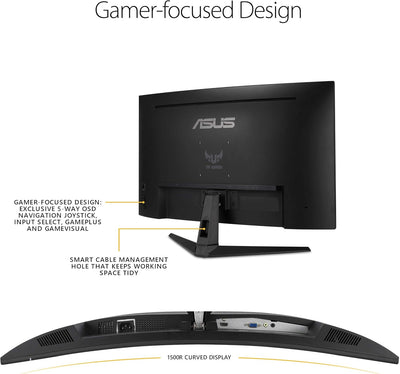 ASUS TUF VG328H1B 31.5" 165 Hz Curved Gaming LCD Monitor