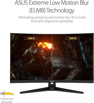 ASUS TUF VG328H1B 31.5" 165 Hz Curved Gaming LCD Monitor