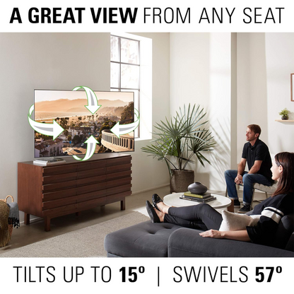 SANUS VLF728 Full-Motion Wall Mount for 42 to 90" Displays (Black)