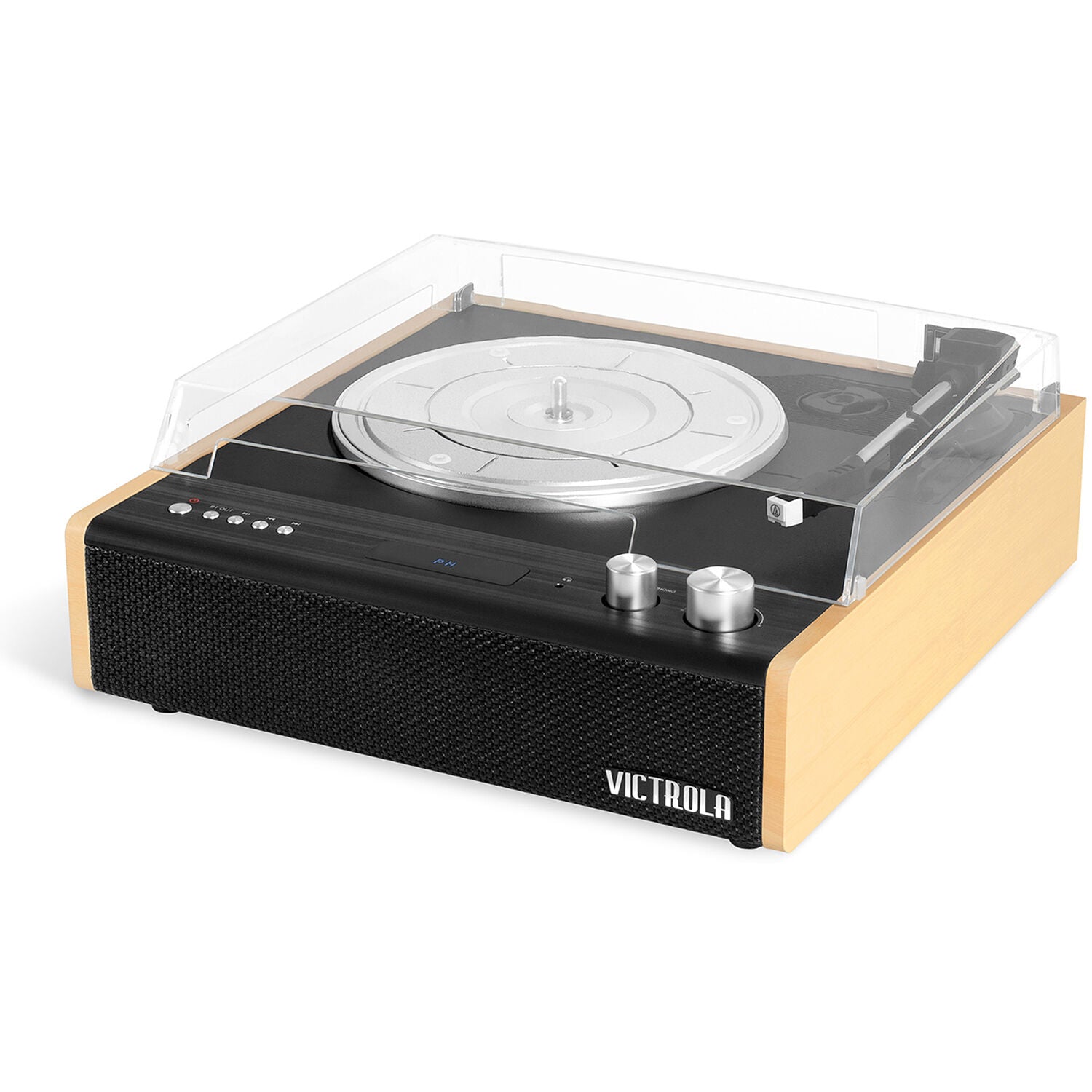 Victrola Eastwood Original Record Player - Manual Three-Speed Turntable with Bluetooth (Bamboo)