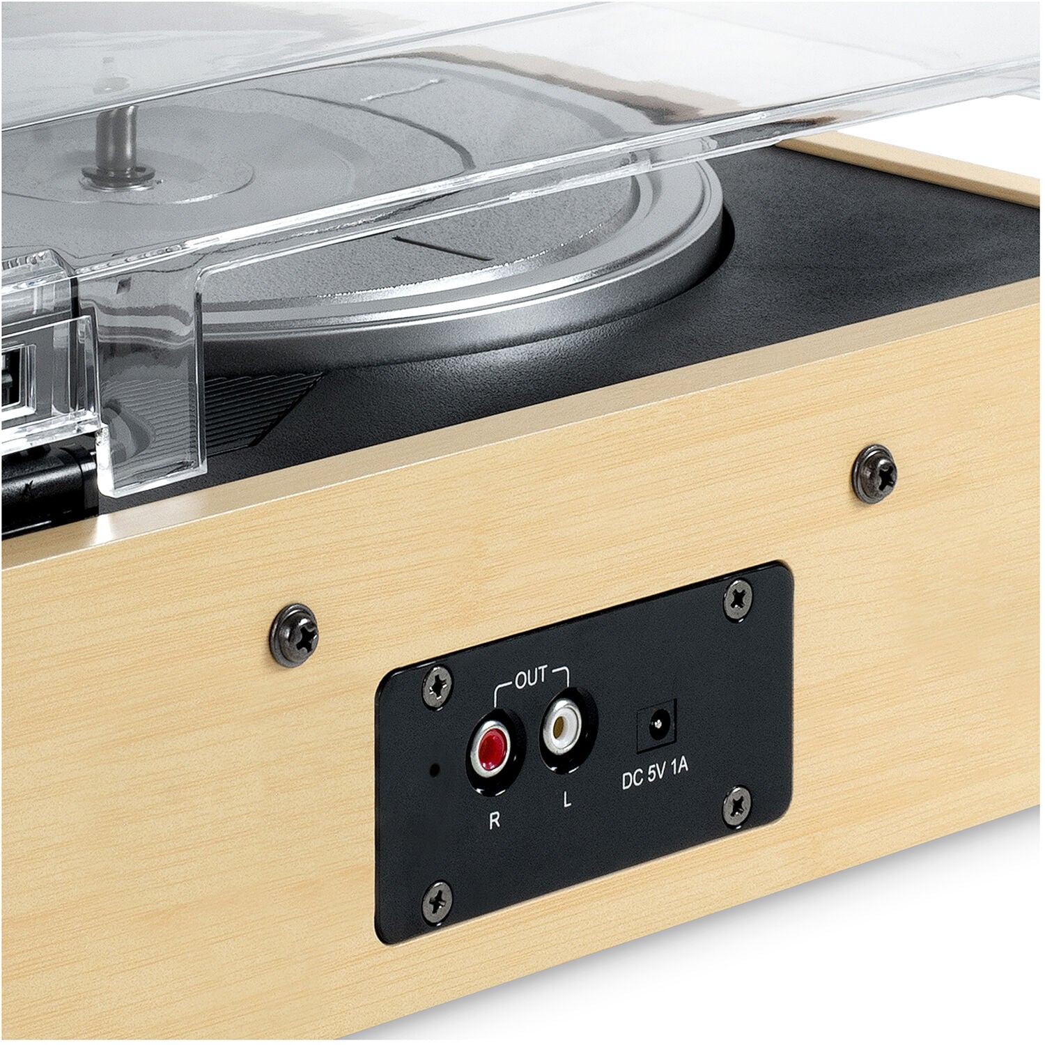 Victrola Eastwood Original Record Player - Manual Three-Speed Turntable with Bluetooth (Bamboo)