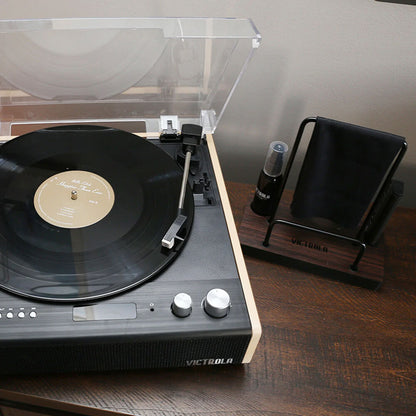 Victrola Eastwood Original Record Player - Manual Three-Speed Turntable with Bluetooth (Bamboo)