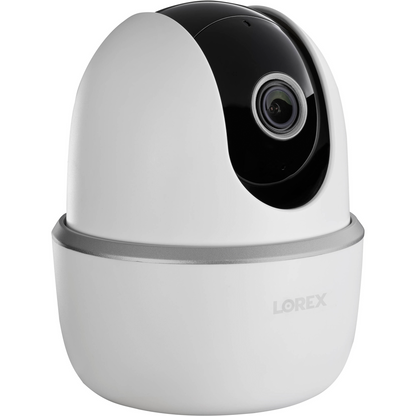 Lorex W462AQC-E 4MP Indoor Pan & Tilt Wi-Fi Security Camera with Night Vision, Person Detection and Two-Way Talk