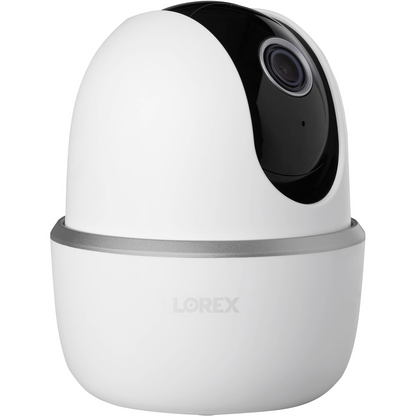 Lorex W462AQC-E 4MP Indoor Pan & Tilt Wi-Fi Security Camera with Night Vision, Person Detection and Two-Way Talk