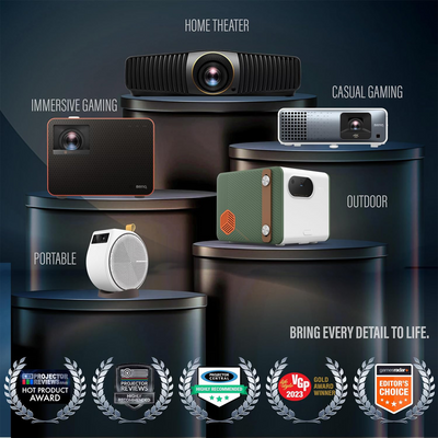 BenQ X3100i 3300-Lumen XPR UHD 4K 4LED DLP Smart Console Gaming Projector