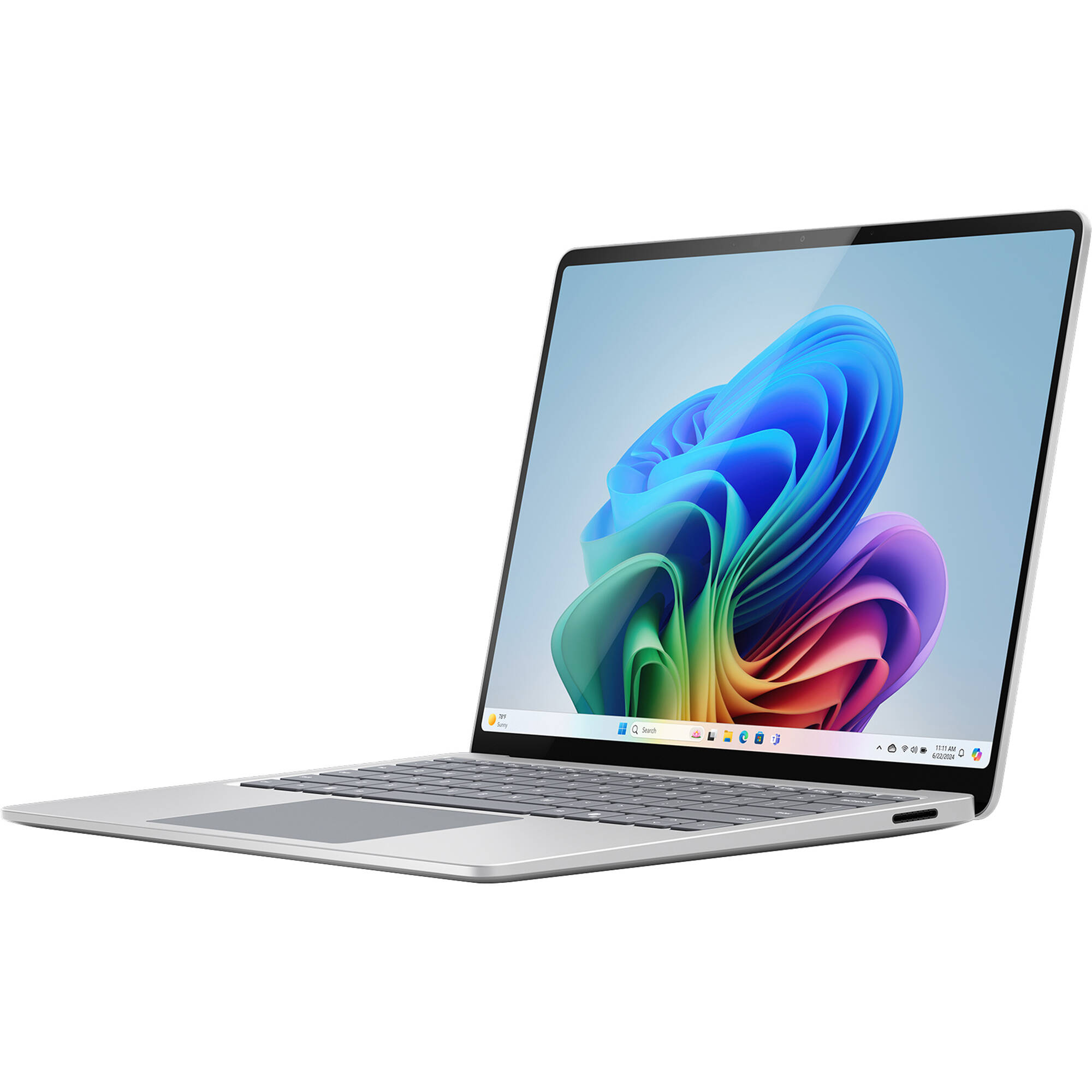 Microsoft Surface Laptop 7 13.8" Touchscreen Copilot+ PC Notebook - Qualcomm Snapdragon X Elite X1E-78-100 - 16 GB - 1 TB SSD - English Keyboard - Platinum